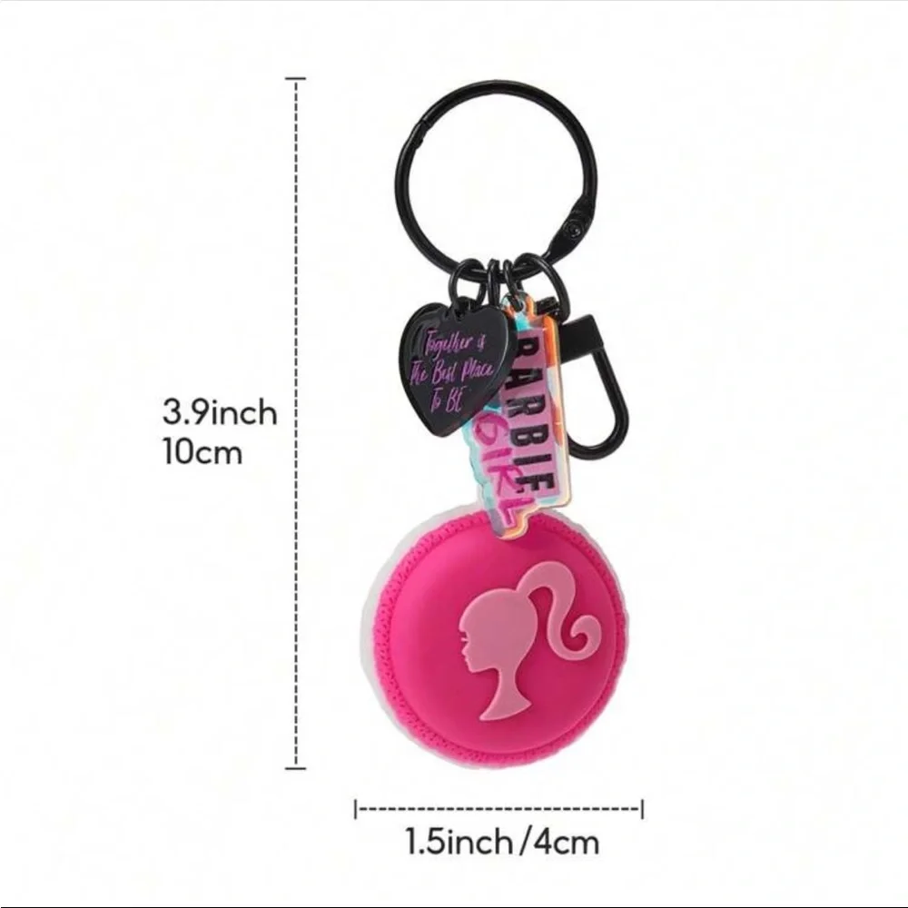Barbie Macaron Design Keychain, Barbie Keychain